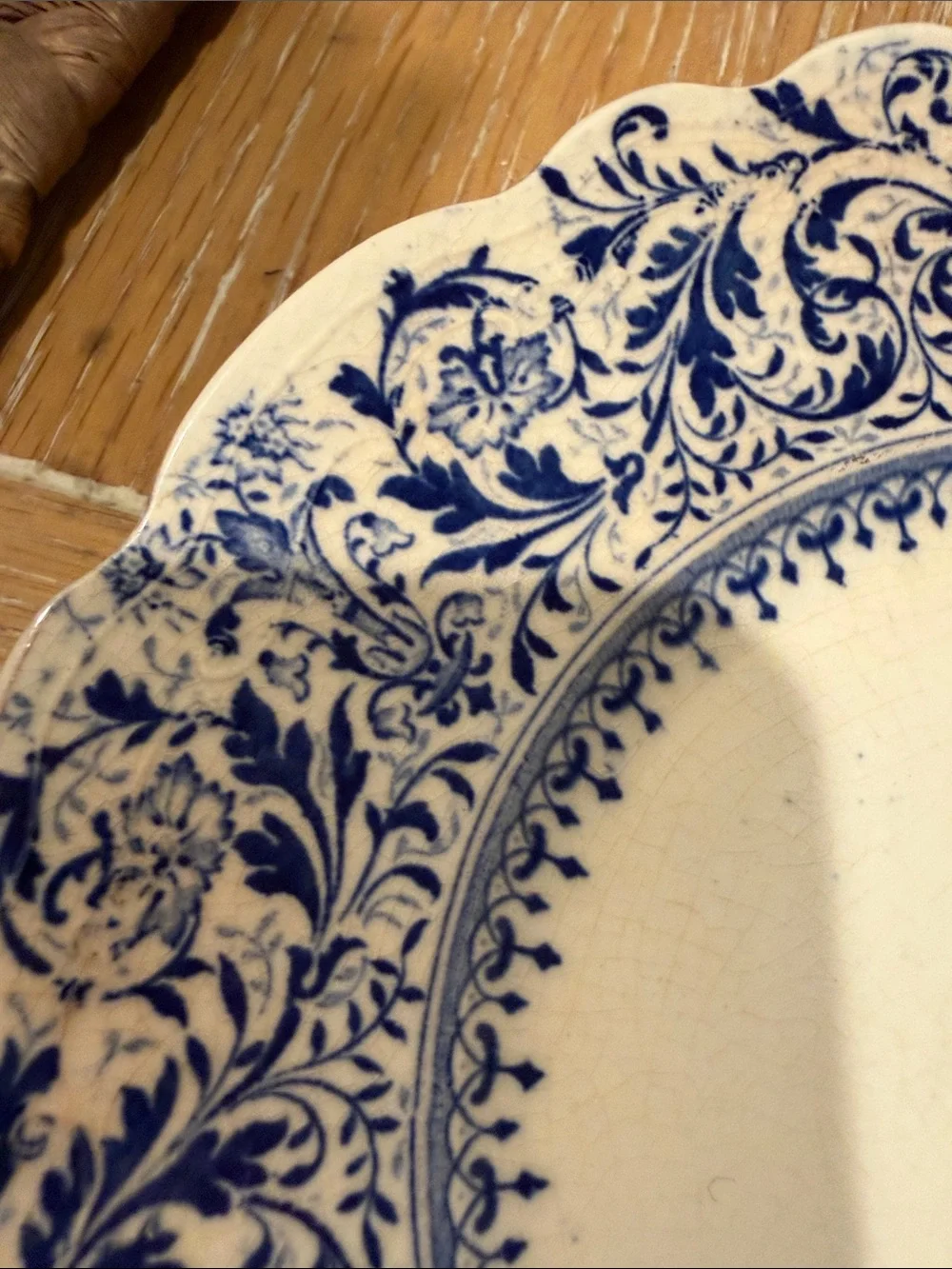 Burmese Semi Porcelain classic scalloped